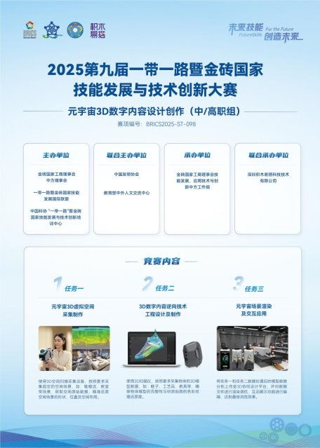 金砖大赛元宇宙3D数字内容设计创作赛项 积木易搭CTO毛凯谈3D数字内容的商业应用与发展